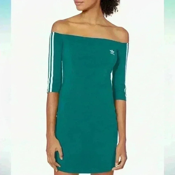 Adidas Origiinal Off Shoulders Short Dress (468) - Picture 1 of 13